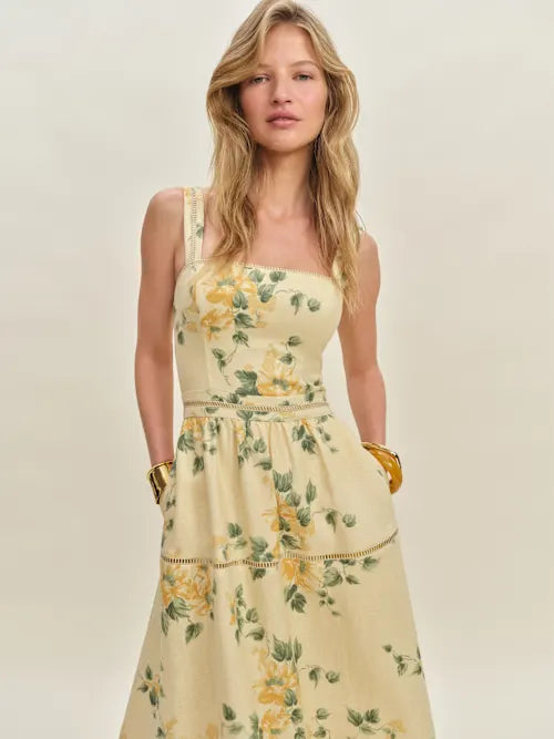 Vestido de linho Everett